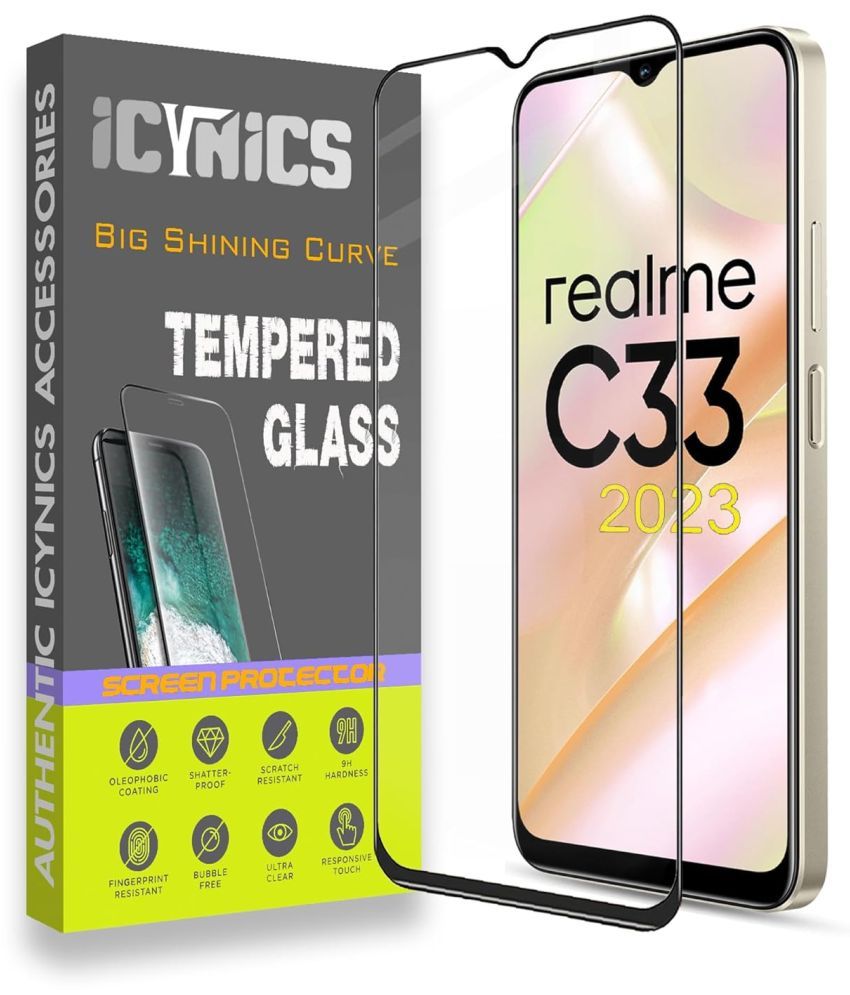     			Icynics Tempered Glass Compatible For Realme C33 2023 ( Pack of 1 )