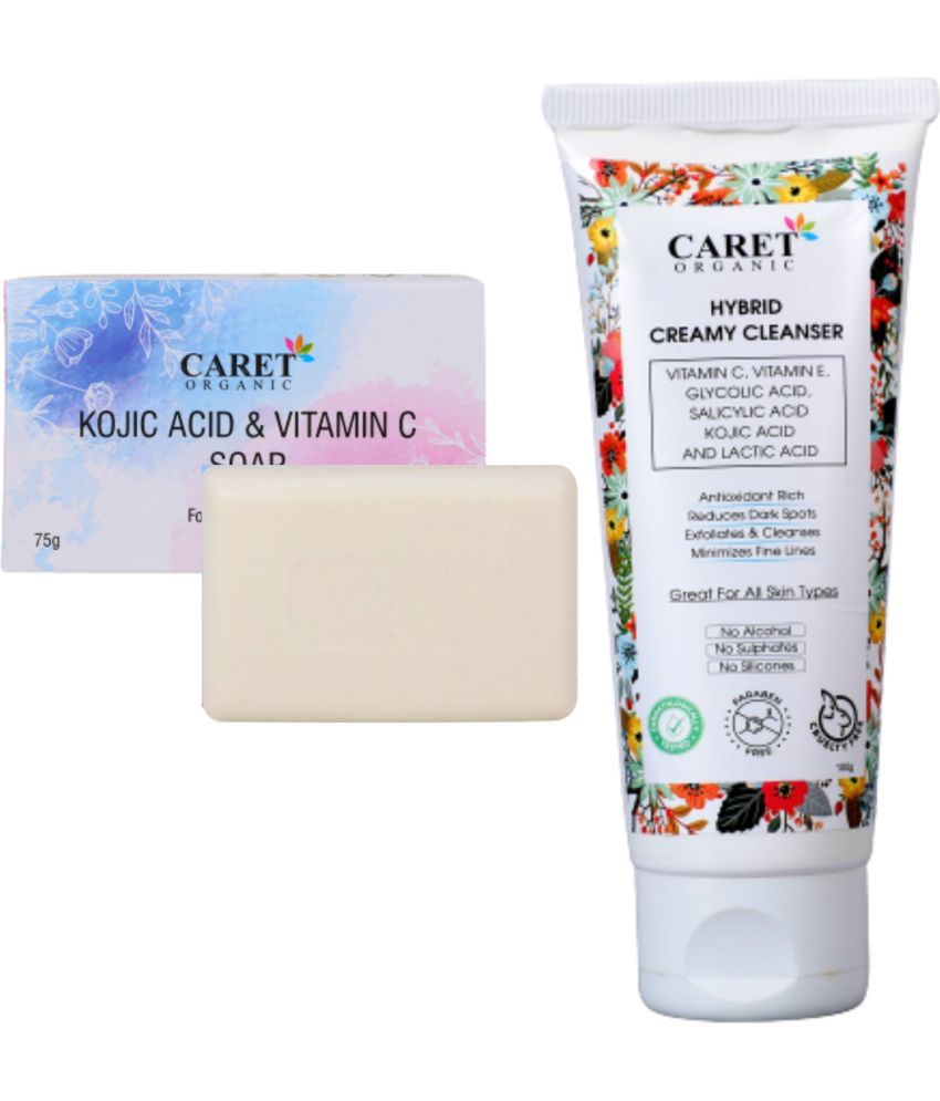     			Kojic Acid & Vitamin C Soap AND Hybrid Creamy Cleanser-Paraben & Sulphate Free (2 Items in the set)