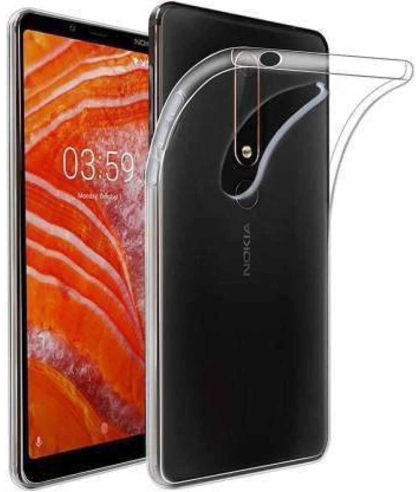     			Kosher Traders Plain Cases Compatible For Silicon Nokia 3.1 plus ( )