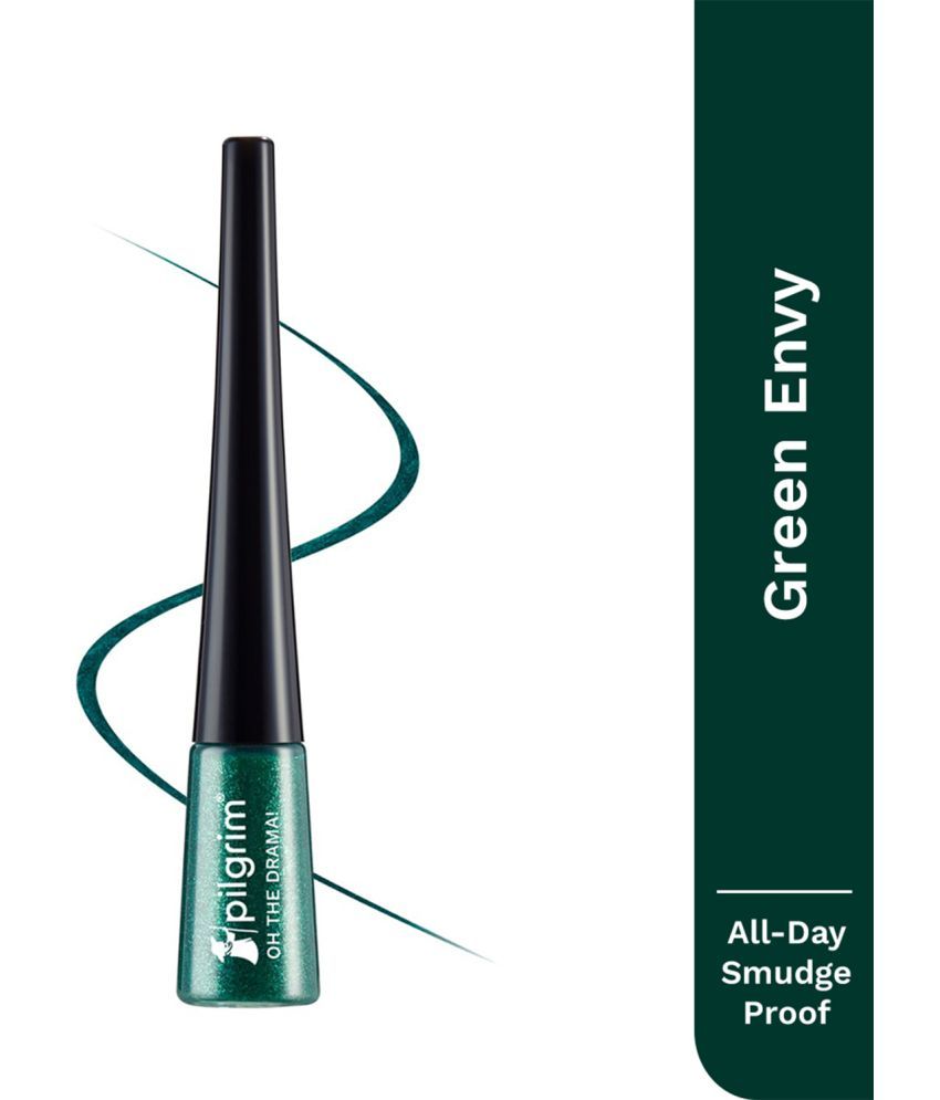     			PILGRIM Green Glitter Eye Liner Liquid ( Pack of 1 )