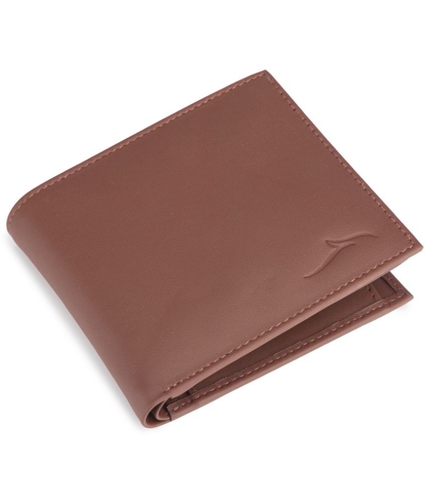     			Panther Leather Solid Men's Two Fold Wallet,RFID Wallet With 9 Slots For Card ( Brown , Pack of 1 )