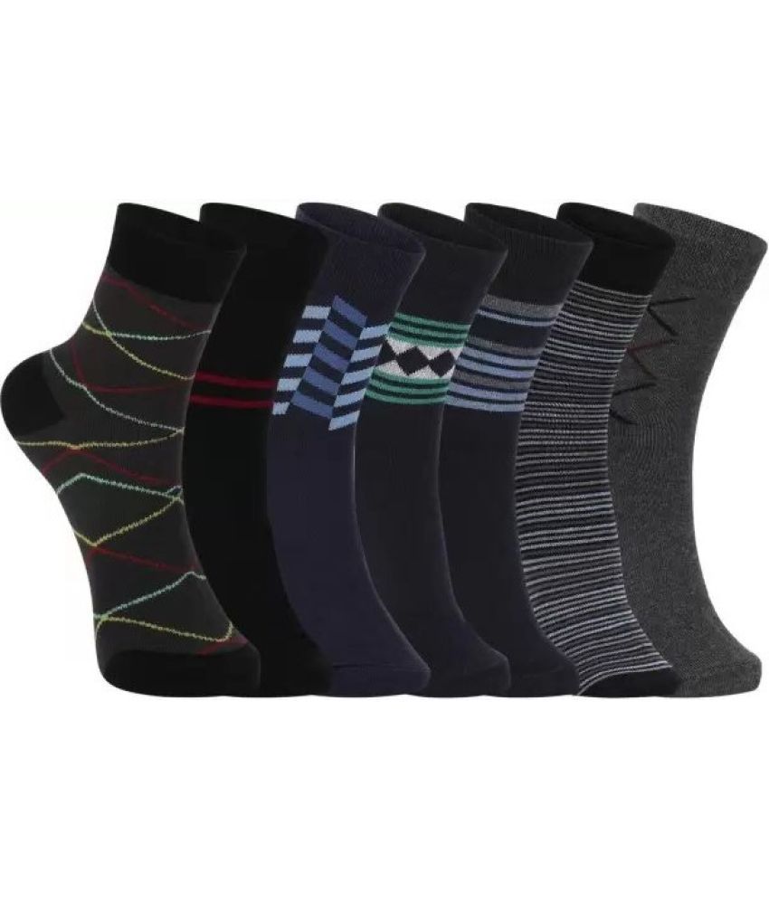     			Cavenders Pack of 5 Men's Cotton Blend Ankle Length Socks ( Multicolor 1 )