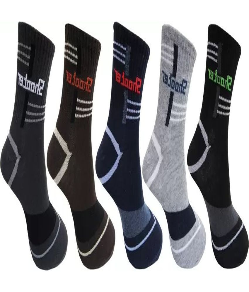     			Cavenders Pack of 5 Men's Cotton Blend Ankle Length Socks ( Multicolor 3 )