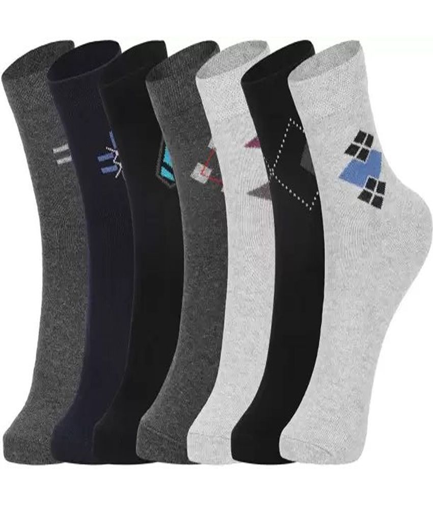     			Cavenders Pack of 5 Men's Cotton Blend Ankle Length Socks ( Multicolor 3 )