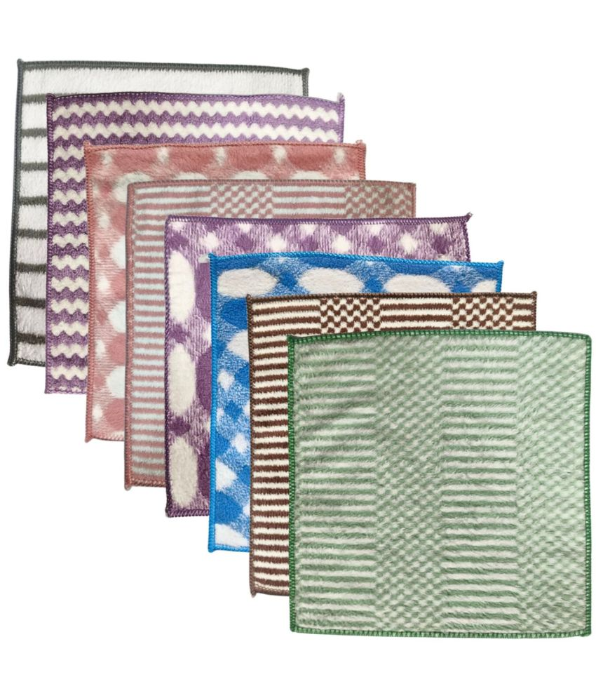     			Microfiber Small Size Handkerchief/Rumal (25 x 25 CM) Pack of 8