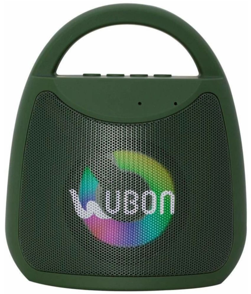     			UBON SP6770 GROOVEBOX 10 W Bluetooth Speaker Bluetooth V 5.3 with USB Playback Time 5 hrs Green