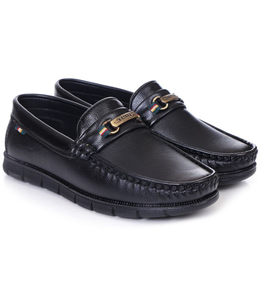     			ZOOMBIE - Black Boy's Loafers ( 1 Pair )