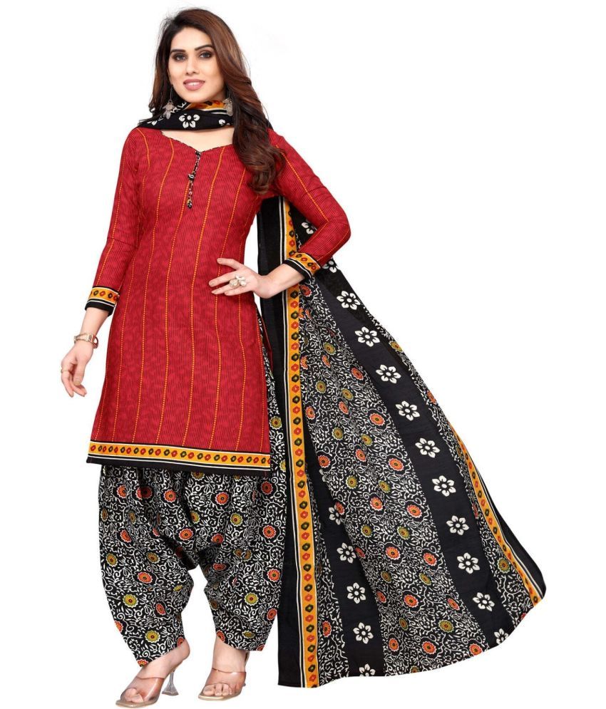     			Rajnandini Unstitched Cotton Blend Printed Dress Material - Multicolor 14 ( Pack of 1 )