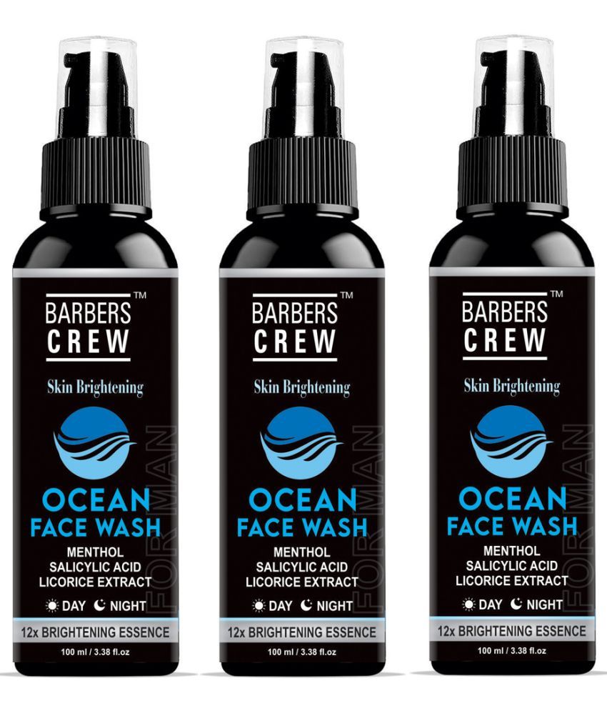     			Barbers Crew Dark Spots Removal Face Wash For All Skin Type ( Pack of 3 )