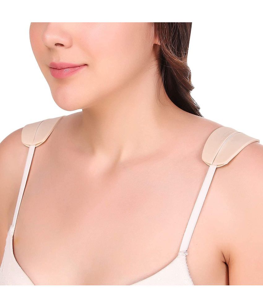     			Best Quality Cheapest Non Slip Skin Friendly Silicone Shoulder Cushion Bra Strap Holder - 3 Pair - Skin