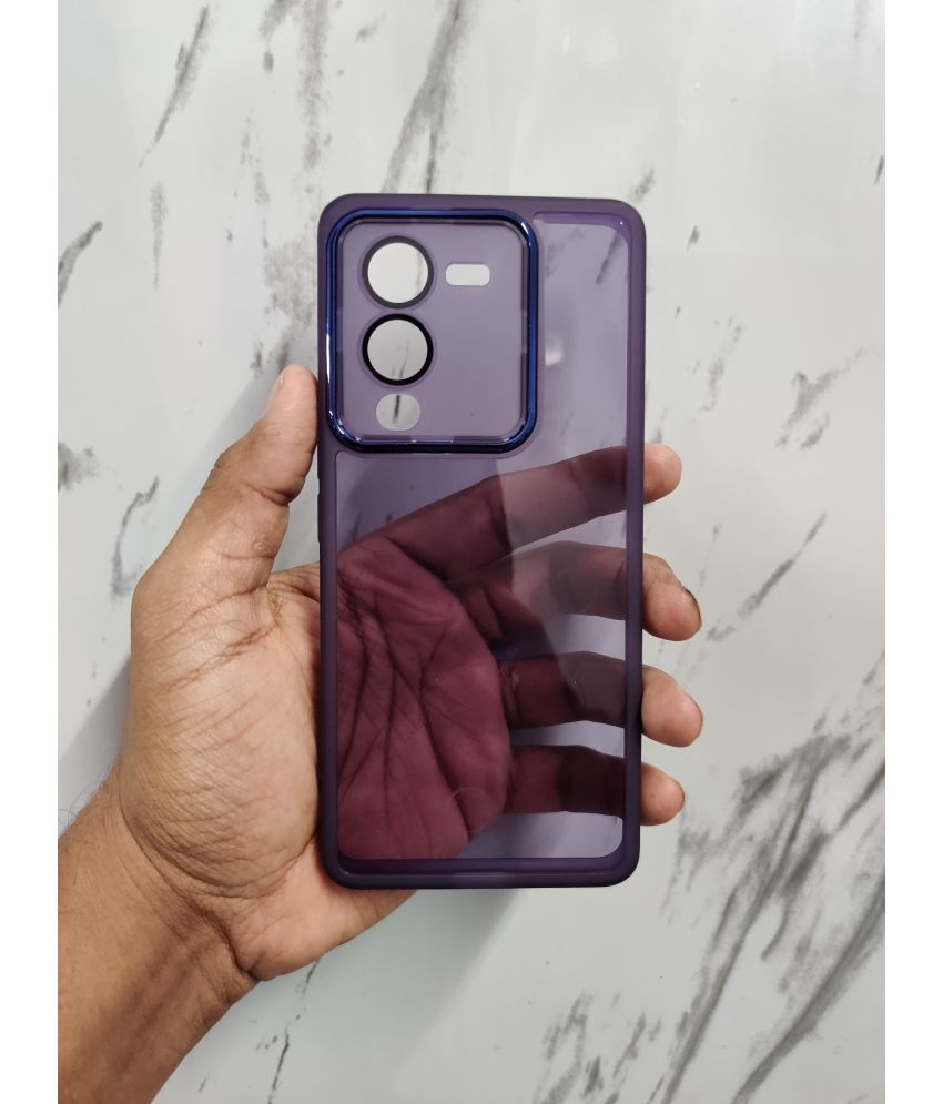     			Case Vault Covers Silicon Soft cases Compatible For Silicon Vivo v25 pro ( )