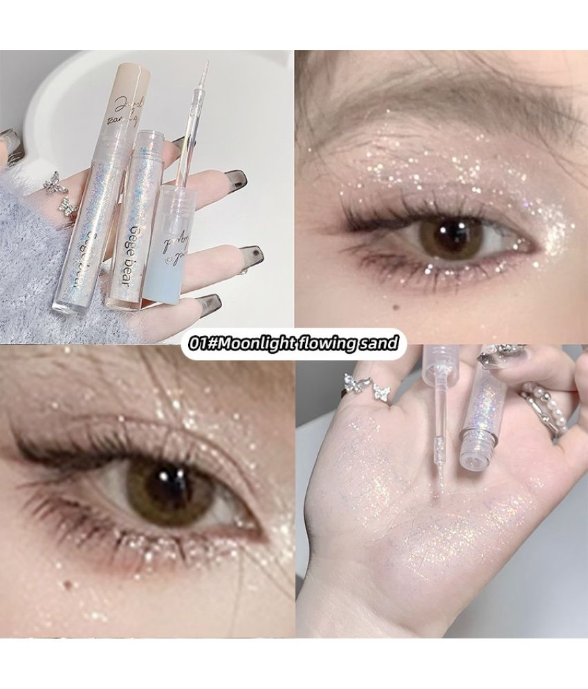     			DAIMANPU White Shimmer Liquid Eye Shadow 2.5