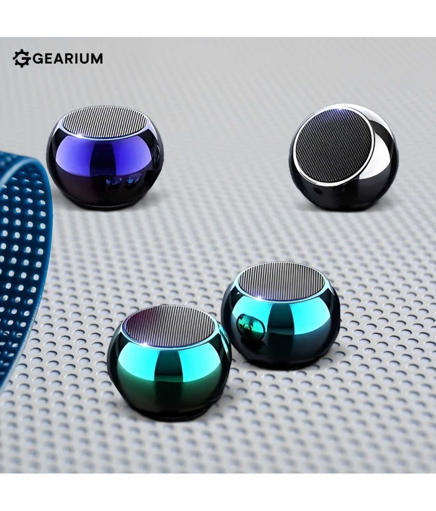     			GEARIUM Bluetooth Speaker 10 W Bluetooth Speaker Bluetooth V 5.1 with Call function Playback Time 6 hrs Assorted