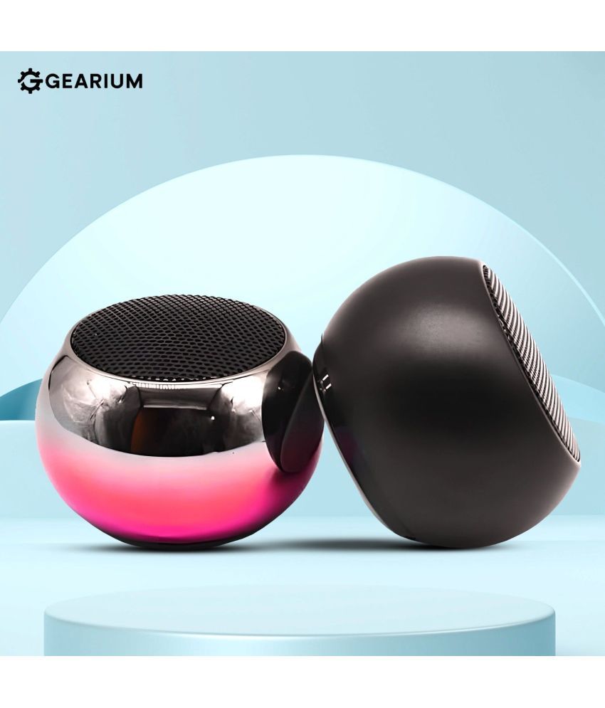     			GEARIUM Bluetooth Speaker 10 W Bluetooth Speaker Bluetooth V 5.1 with Call function Playback Time 6 hrs Assorted