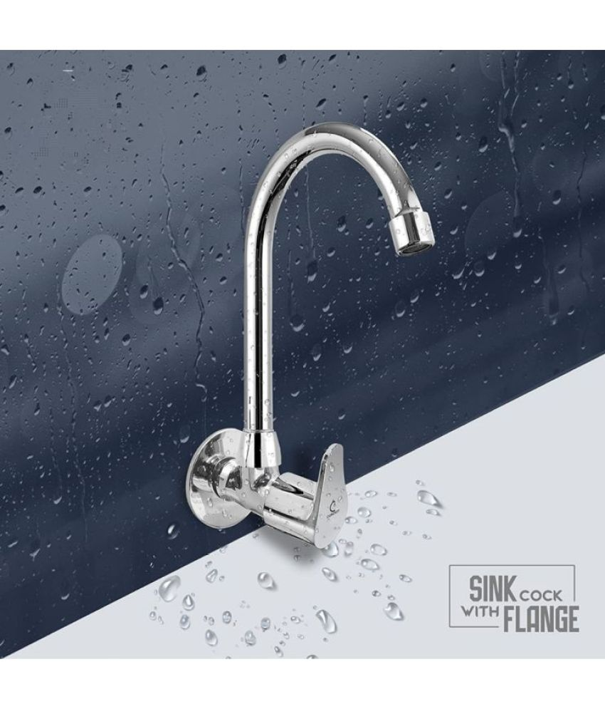     			Ketch Torrent Stainless Steel Sink Tap for Kitchen Sink Steel Kitchen Sink Tap (Sink Cock)