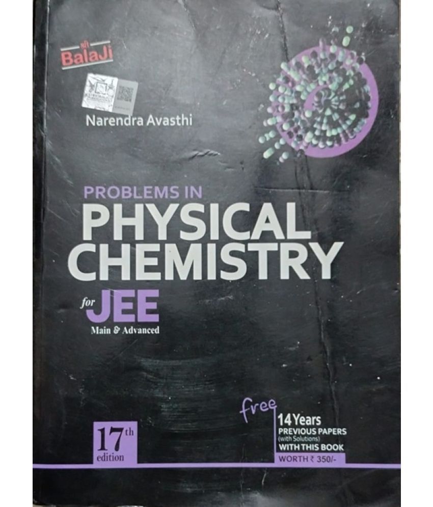     			Problems In Physical Chemistry For JEE (Main & Advanced) - 17/Edition, 2024 (Paperback, Narendra Avasthi)