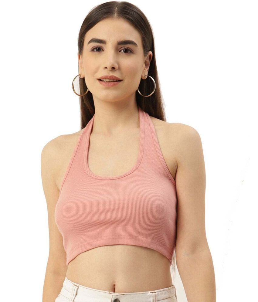     			Calm Down Pink Crepe Women's Crop Top ( Pack of 1 )