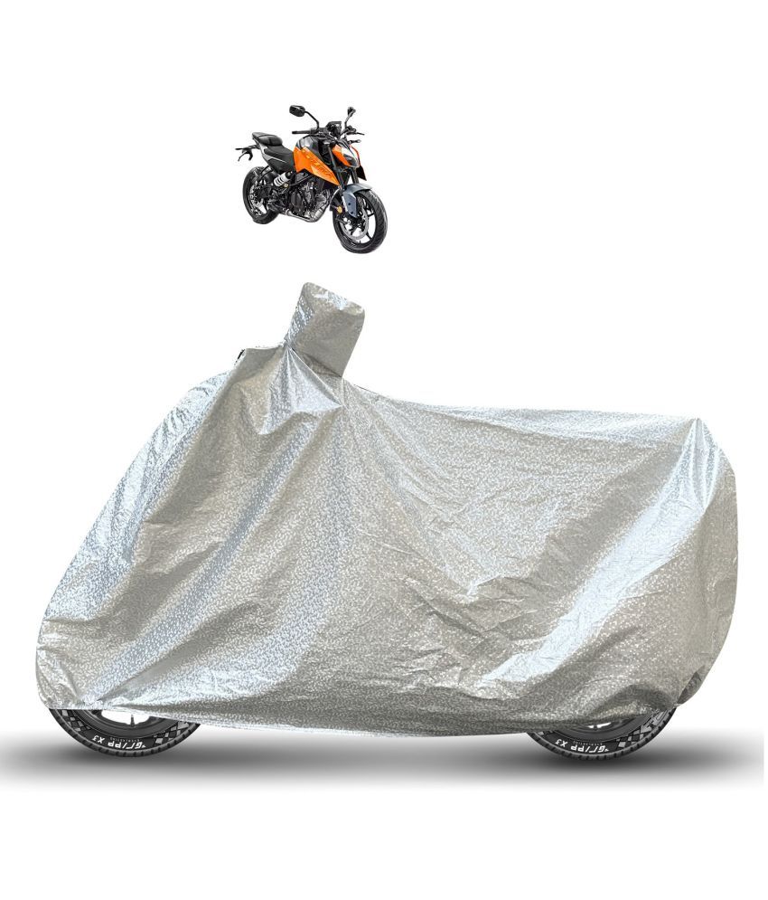     			Caronix Bike Body Cover for KTM 250 Duke ( Pack of 1 ) , Silver