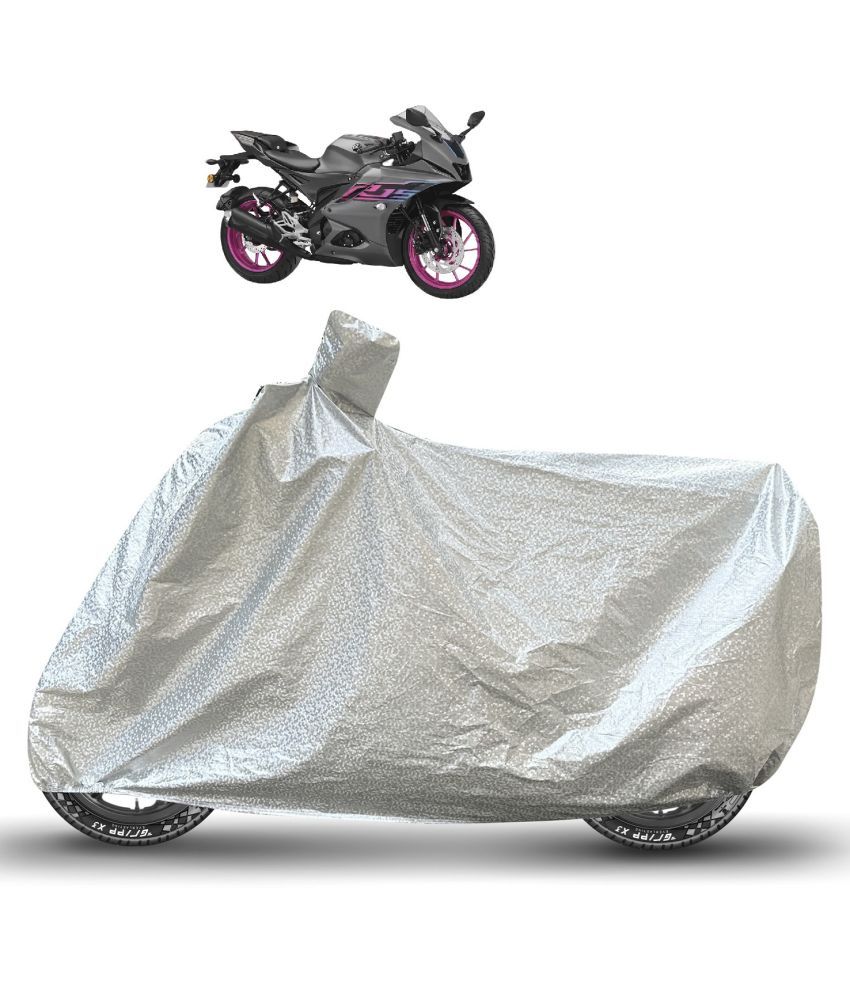     			Caronix Bike Body Cover for Yamaha R15 ( Pack of 1 ) , Silver