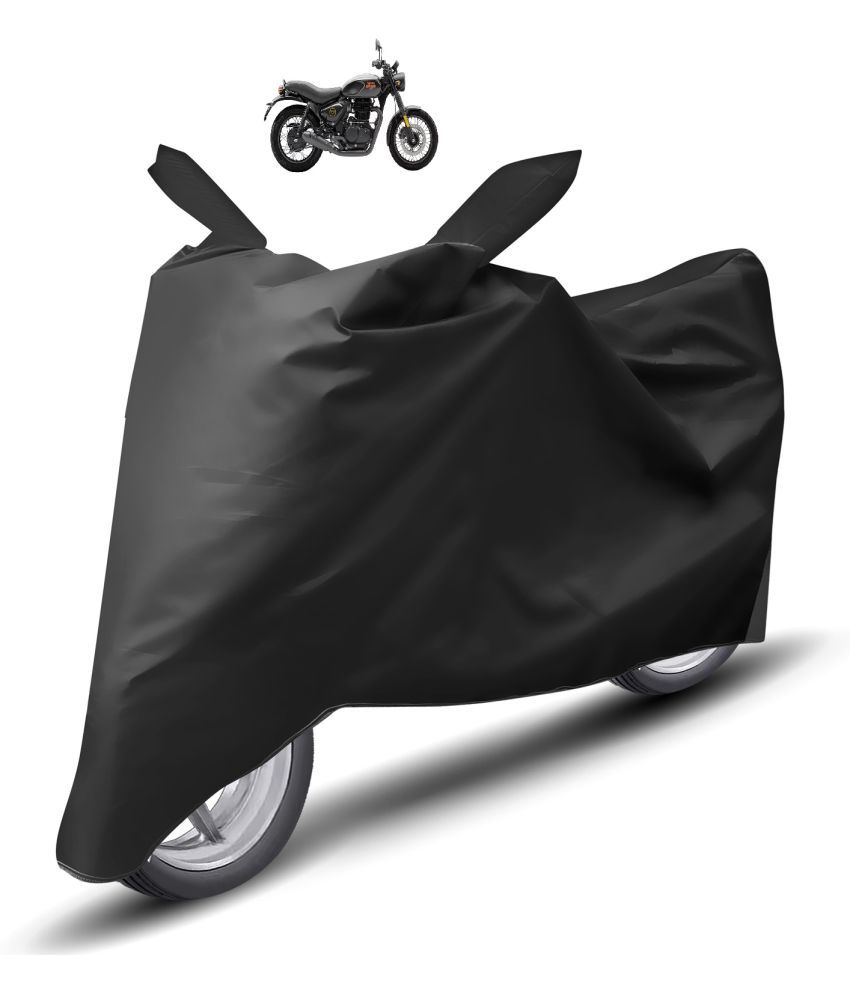     			Caronix Bike Body Cover for Royal Enfield Hunter 350 ( Pack of 1 ) , Black