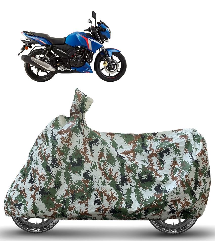     			Caronix Bike Body Cover for TVS Apache RTR 160 ( Pack of 1 ) , Green