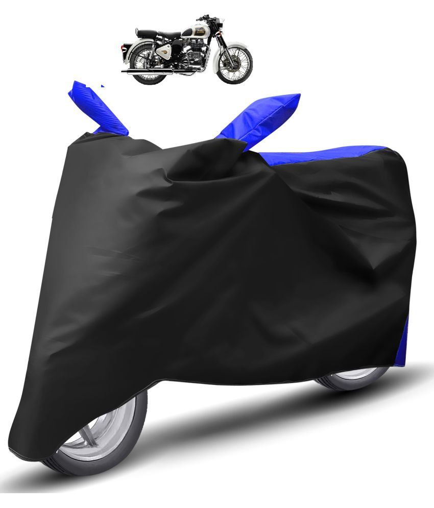     			Caronix Bike Body Cover for Royal Enfield Classic 350 ( Pack of 1 ) , Blue