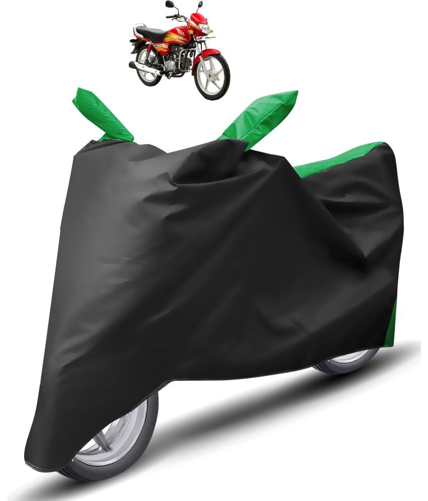     			Caronix Bike Body Cover for Hero HF Deluxe ( Pack of 1 ) , Green