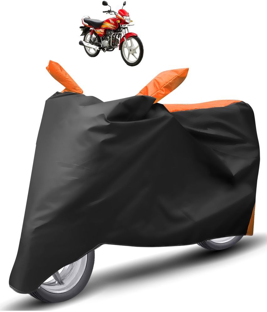     			Caronix Bike Body Cover for Hero HF Deluxe ( Pack of 1 ) , Orange