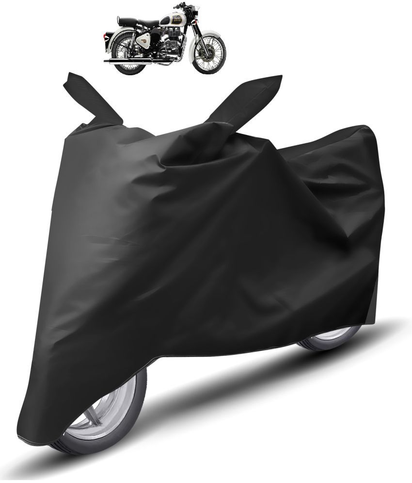     			Caronix Bike Body Cover for Royal Enfield Classic 350 ( Pack of 1 ) , Black