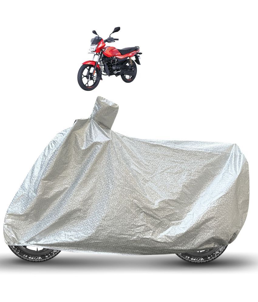     			Caronix Bike Body Cover for Bajaj Platina ( Pack of 1 ) , Silver