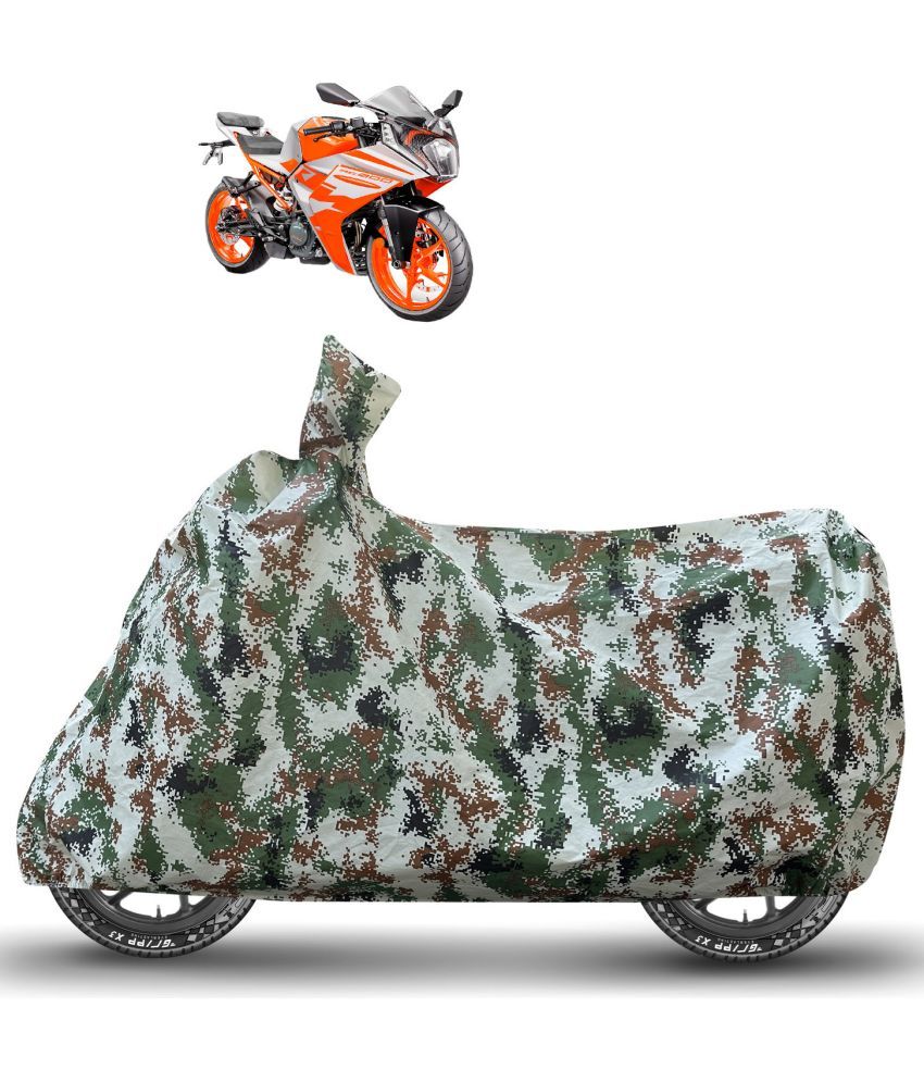     			Caronix Bike Body Cover for KTM RC 200 ( Pack of 1 ) , Green