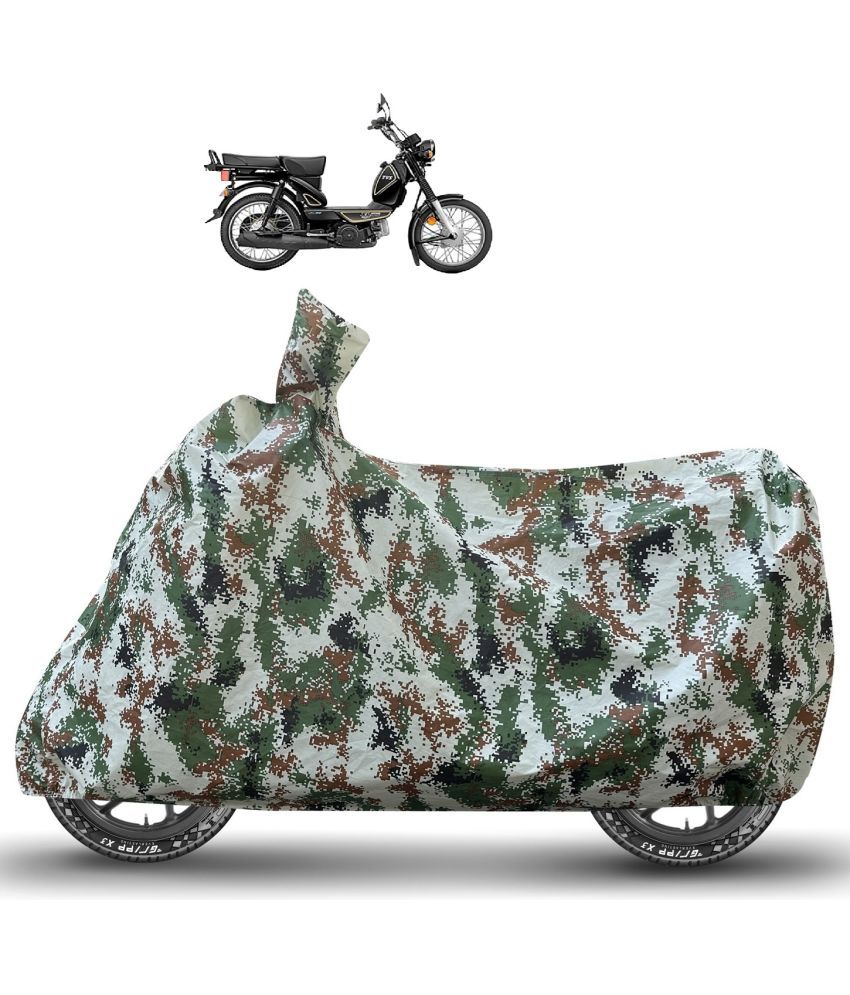     			Caronix Bike Body Cover for TVS XL 100 ( Pack of 1 ) , Green