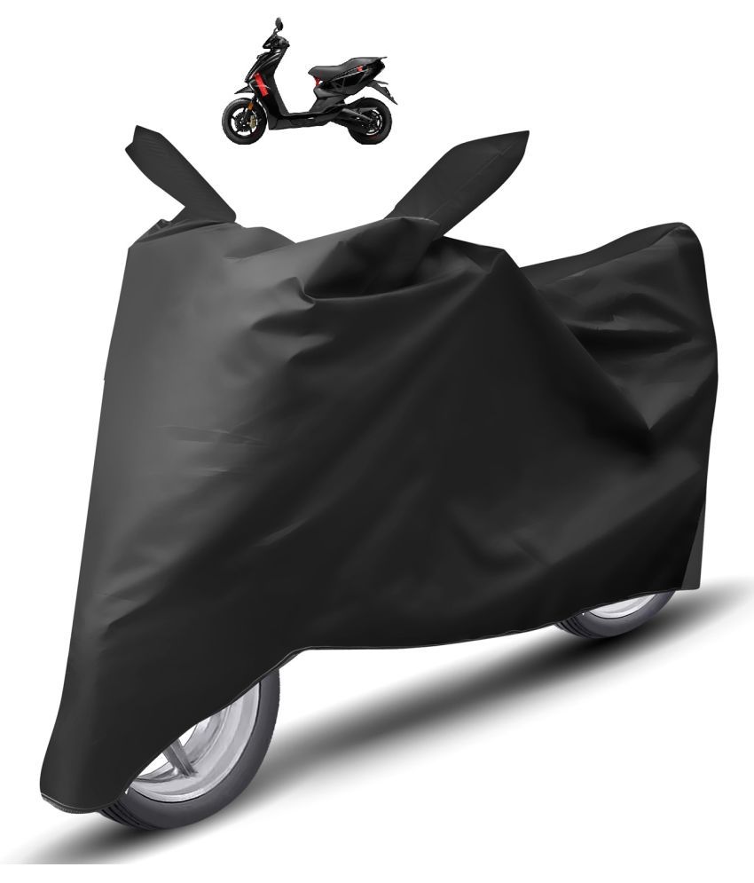     			Caronix Bike Body Cover for Ather 450 X ( Pack of 1 ) , Black