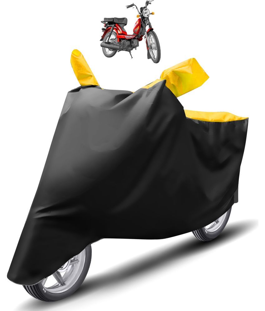     			Caronix Bike Body Cover for TVS Heavy Duty Super XL ( Pack of 1 ) , Yellow