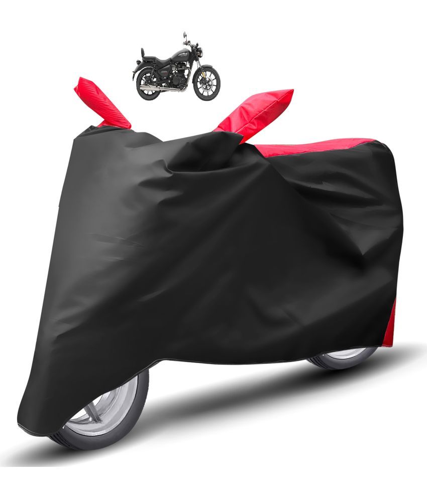     			Caronix Bike Body Cover for Royal Enfield Meteor 350 ( Pack of 1 ) , Red