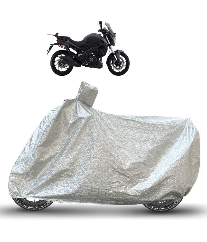     			Caronix Bike Body Cover for Bajaj Dominar 400 ( Pack of 1 ) , Silver