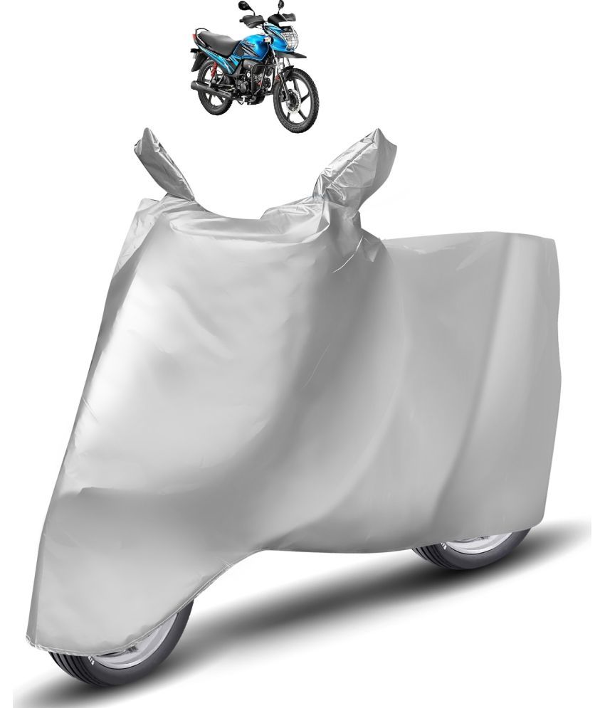     			Caronix Bike Body Cover for Hero Passion Pro ( Pack of 1 ) , Silver