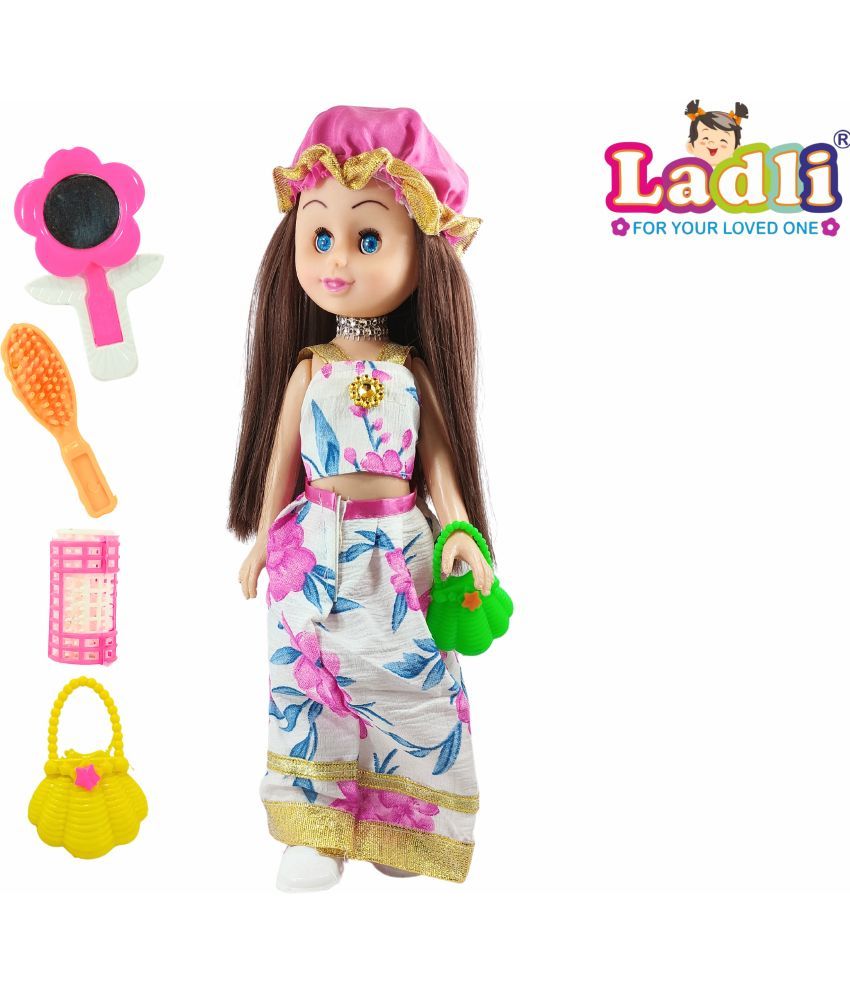     			Cute Girl Doll in Western Dress with Accessories for kids 723 W&P I LOVE YOU