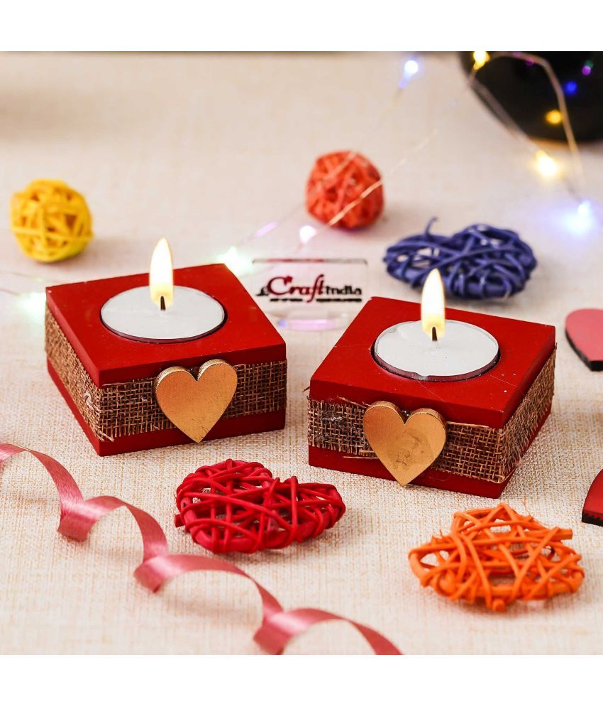     			eCraftIndia Multicolor Wood Diwali Candle