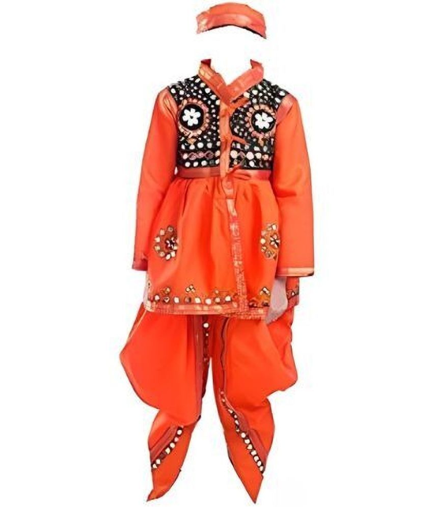     			Kkalakriti Baby Boys Occasion Costume ( Orange )