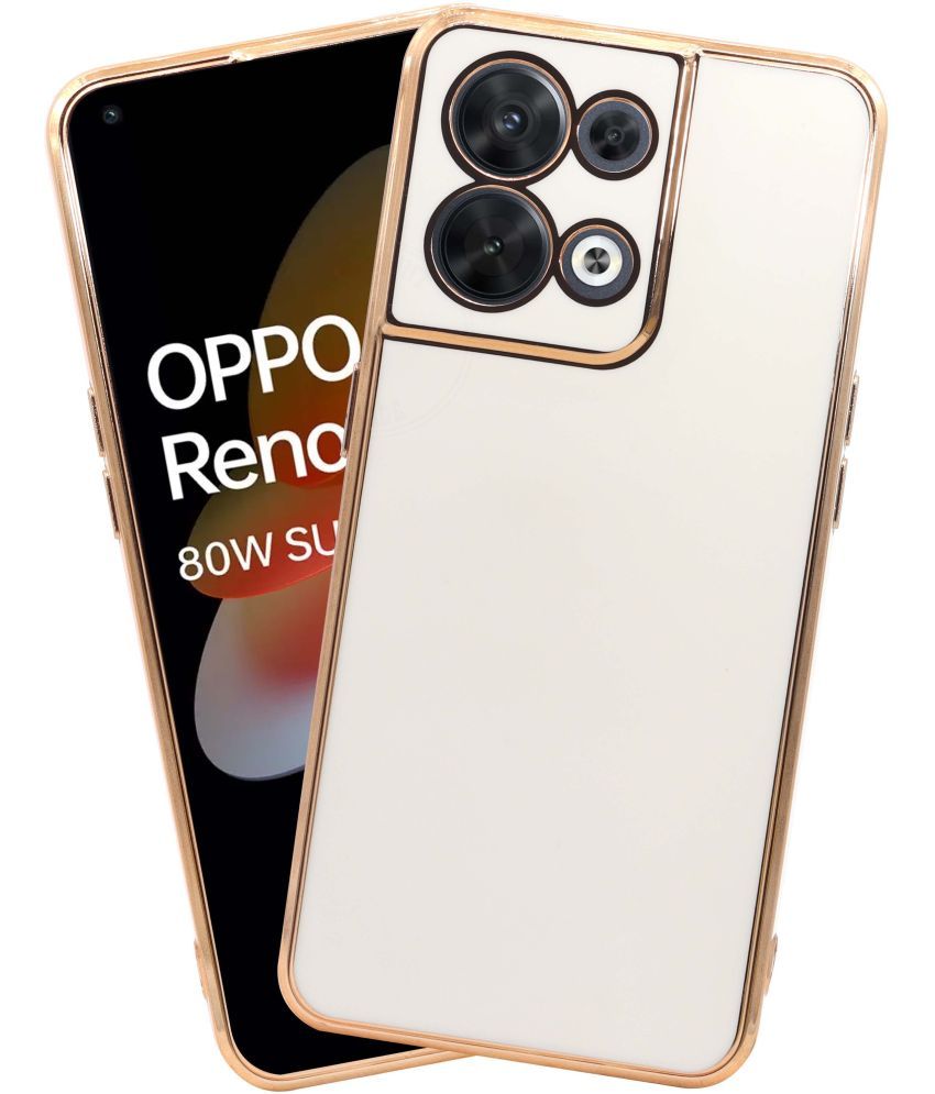     			VAKIBO Plain Cases Compatible For Silicon Oppo Reno 8 ( Pack of 1 )