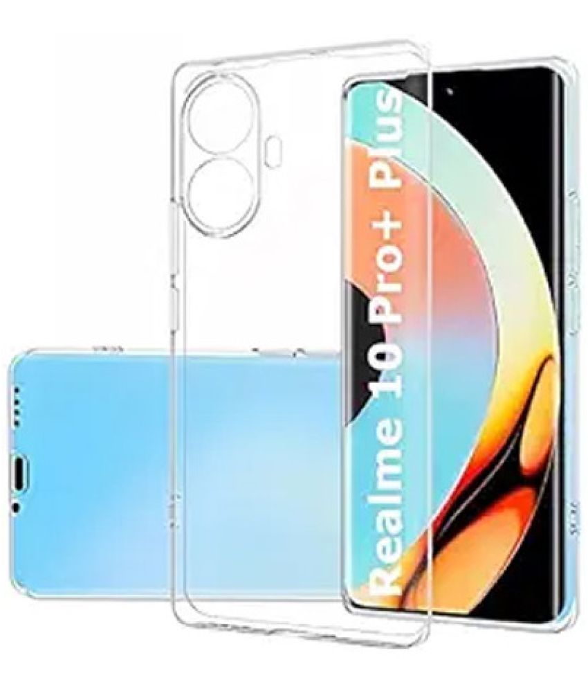     			VAKIBO Plain Cases Compatible For Silicon Realme 10 Pro Plus ( Pack of 1 )