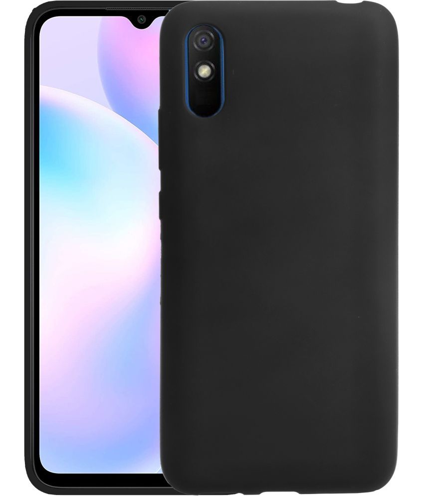     			VAKIBO Plain Cases Compatible For Silicon MI Redmi 9A ( Pack of 1 )