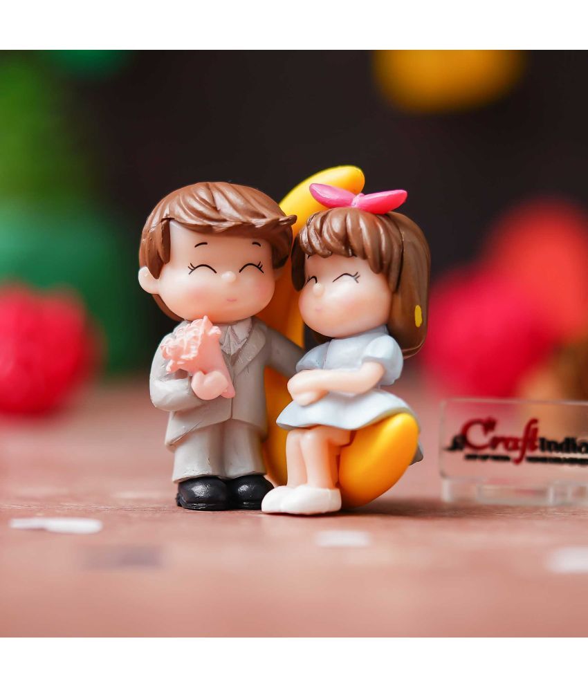     			eCraftIndia Multicolor Resin Couple Figurine