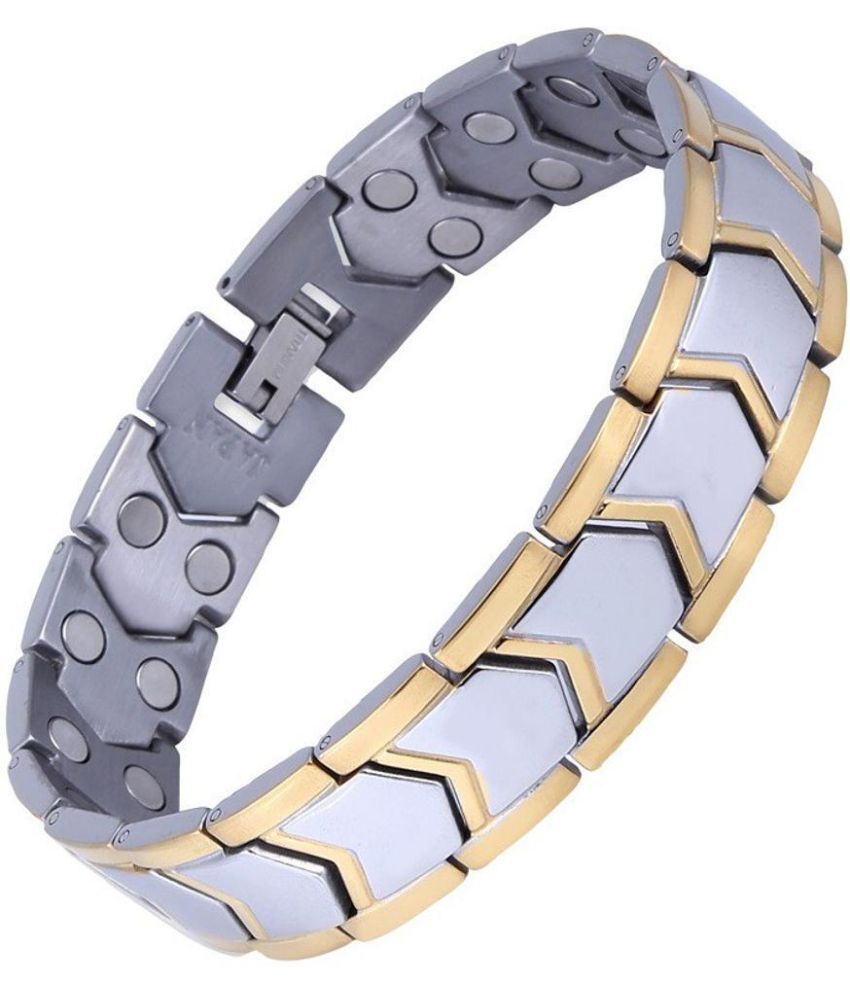     			Amazheal Bio Magnetic Titanium Bracelet Diameter - 8.6 inch Bracelet Magnetic Therapy