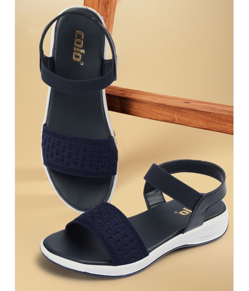     			COLO Navy Women's Sandal Heels