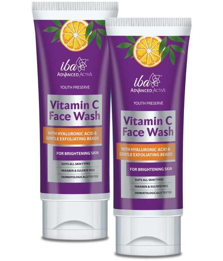     			Iba Advanced Activs Youth Preserve Vitamin C Face Wash 100ml, (Pack of 2 )