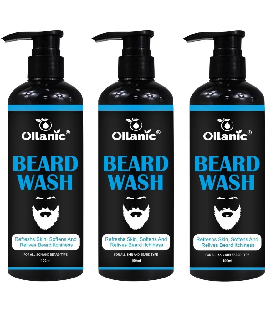     			Oilanic Nutmeg Oil Beard Wash 100 mL Pack of 3