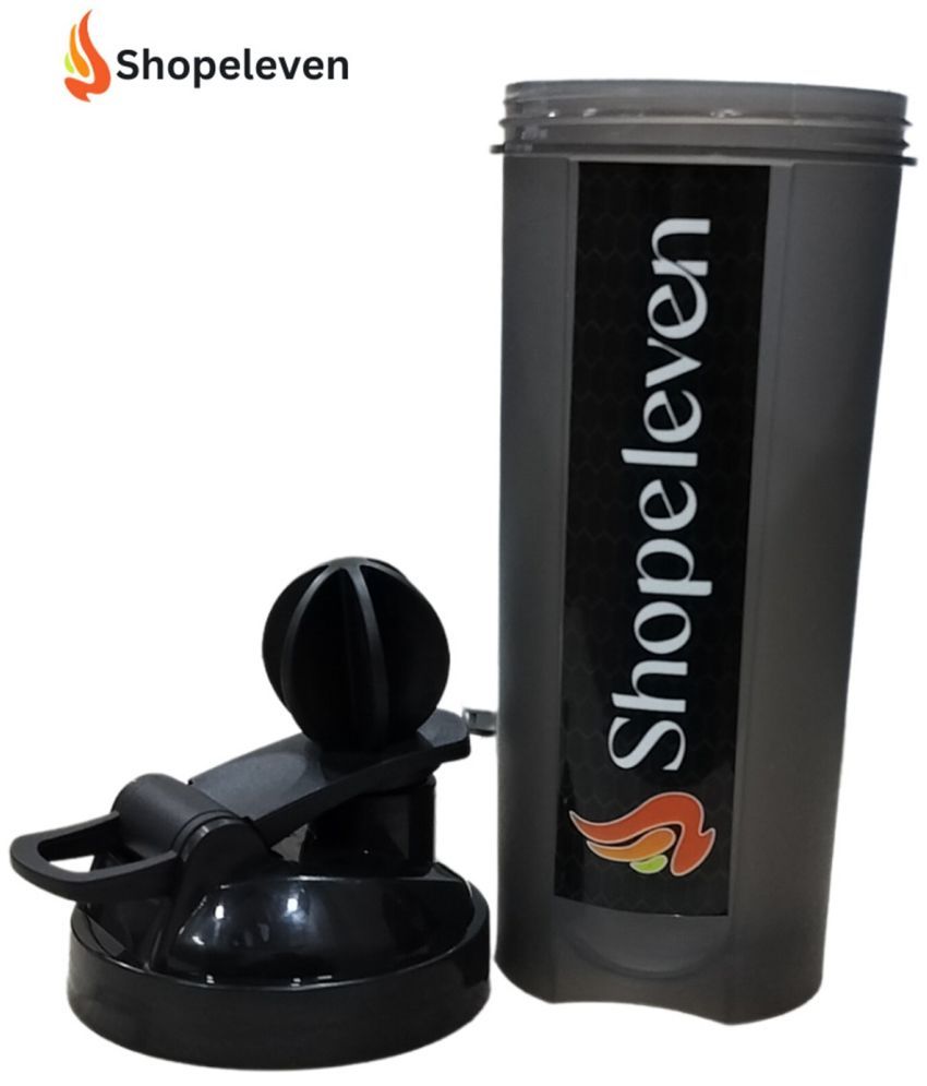     			Shopeleven Plastic Black 700 mL Shaker ( Pack of 1 )