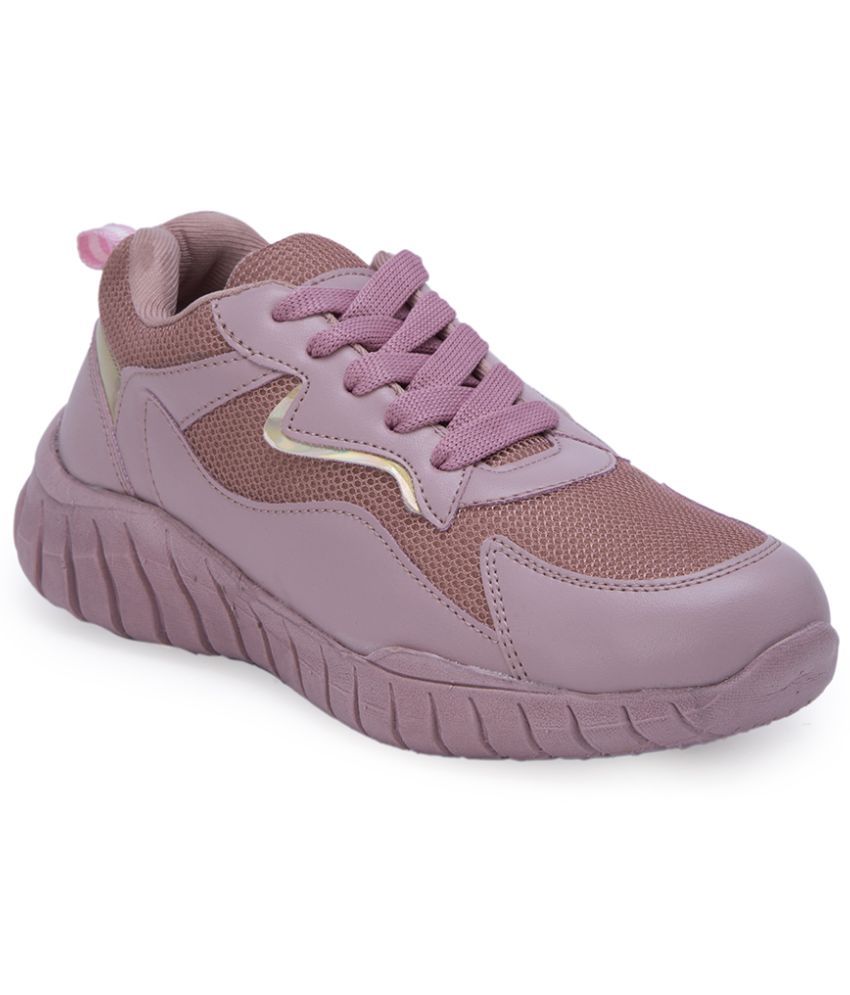     			Sneakersvilla Pink Women's Sneakers